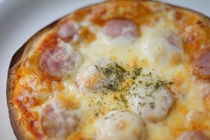 ソーセージとトマト